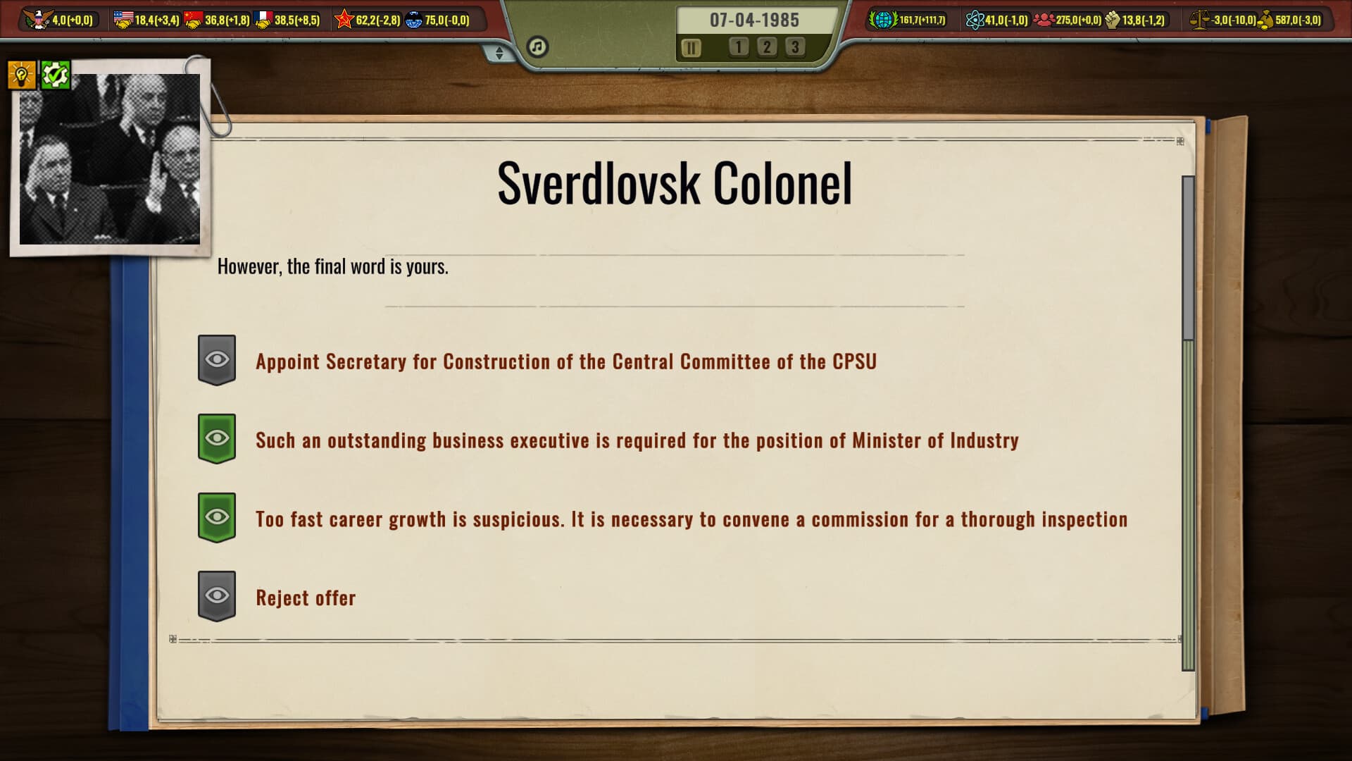 Crisis in the Kremlin: The Cold War PC Steam Account - 5