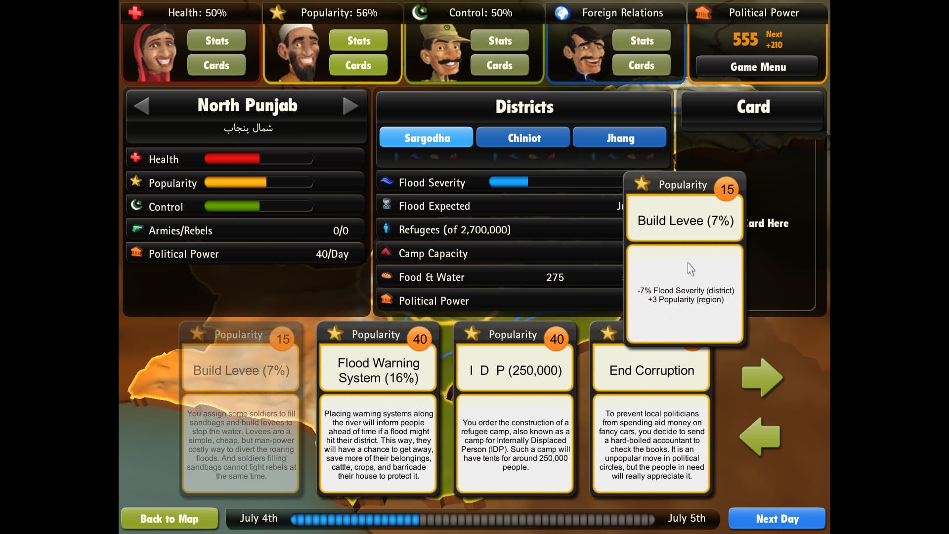 President for a Day - Floodings Steam CD Key - 4