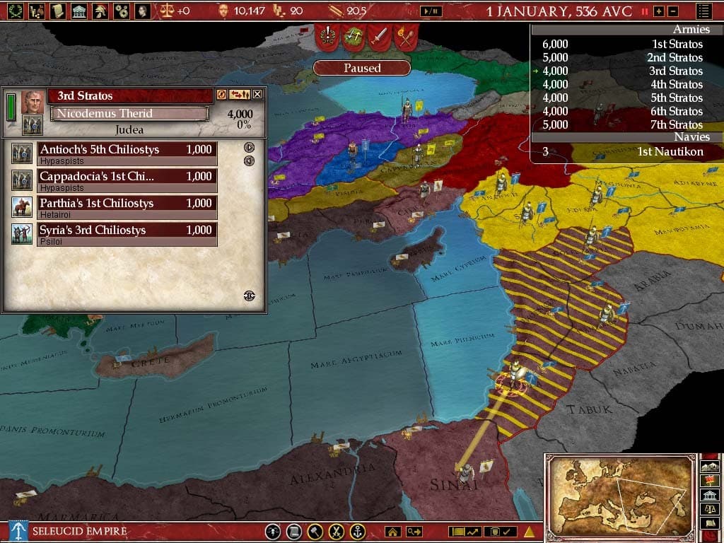 Europa Universalis: Rome Gold Edition Steam CD Key - 6