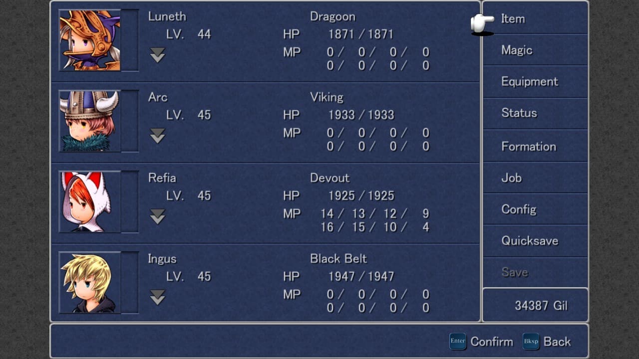 Final Fantasy III (3D Remake) PC Steam Account - 7