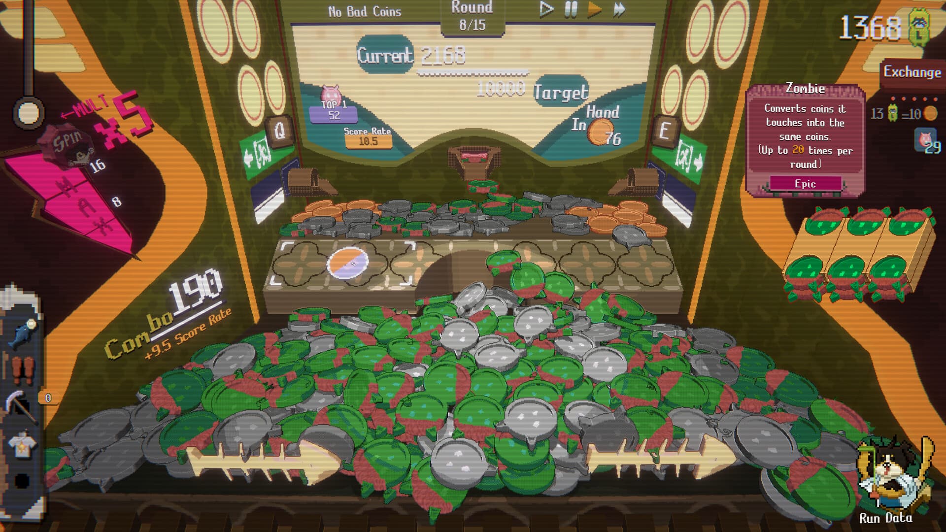 RACCOIN: Coin Pusher Roguelike PC Steam Account - 8