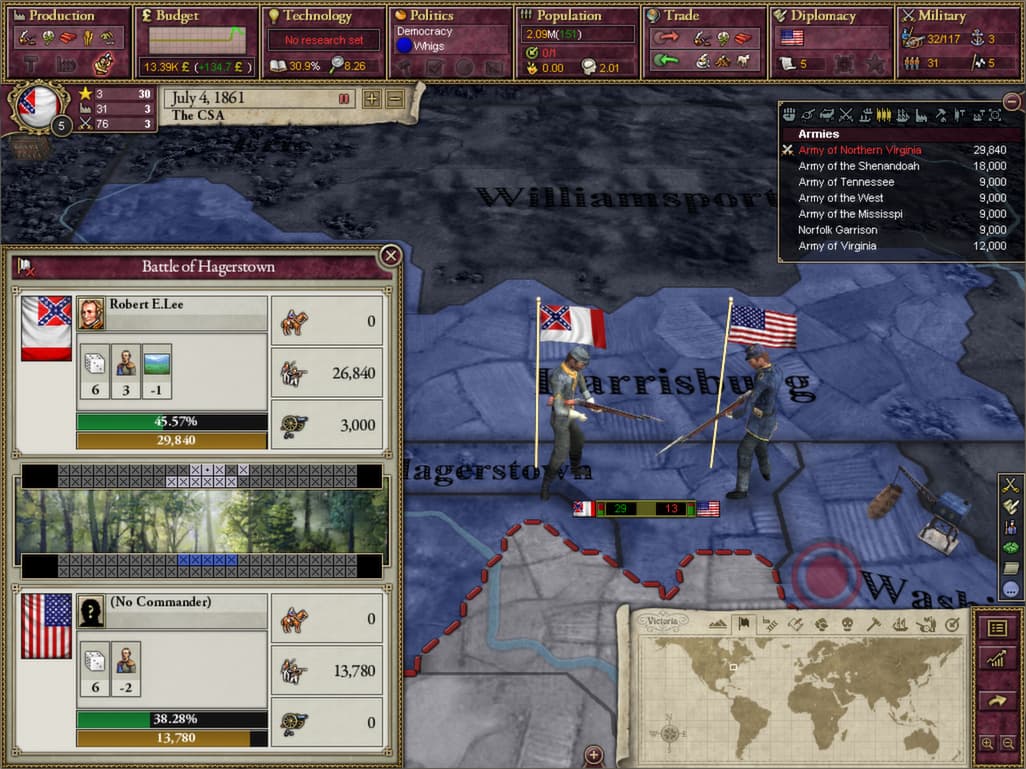 Victoria II - A House Divided DLC Steam CD Key - 3