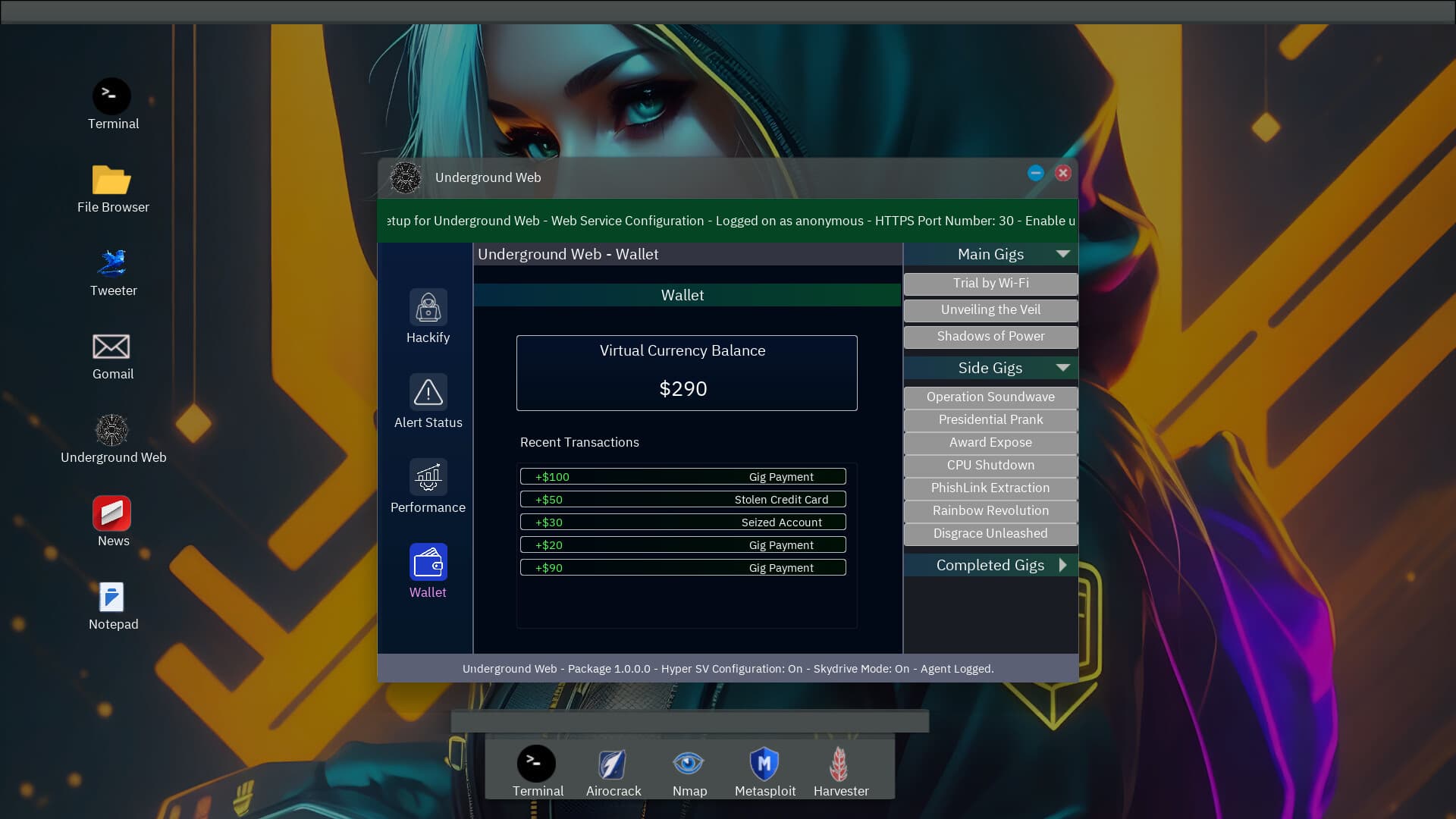 Anonymous Hacker Simulator PC Steam Account - 8