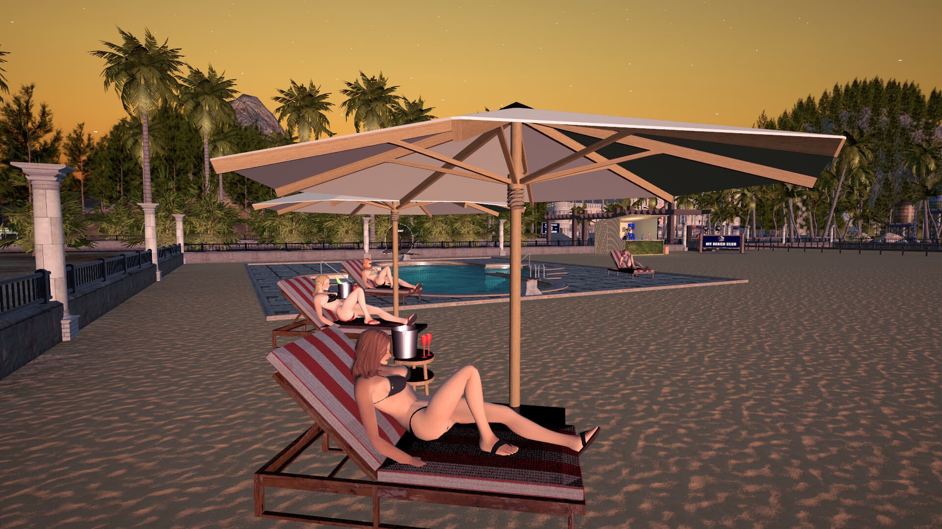 Beach Club Simulator 2024 PC Steam Account - 7
