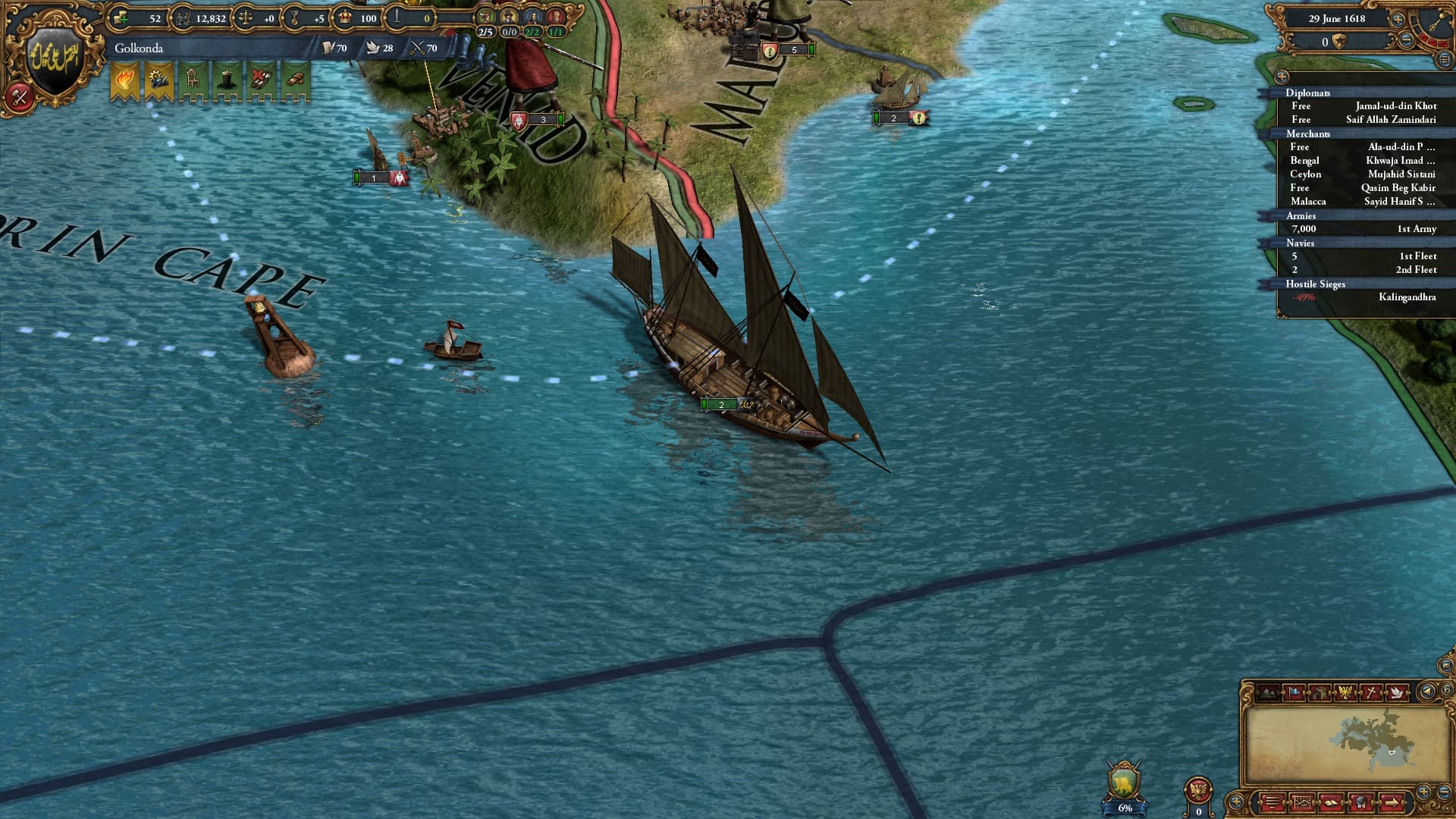 Europa Universalis IV - Indian Ships Unit Pack DLC PC Steam CD Key - 7