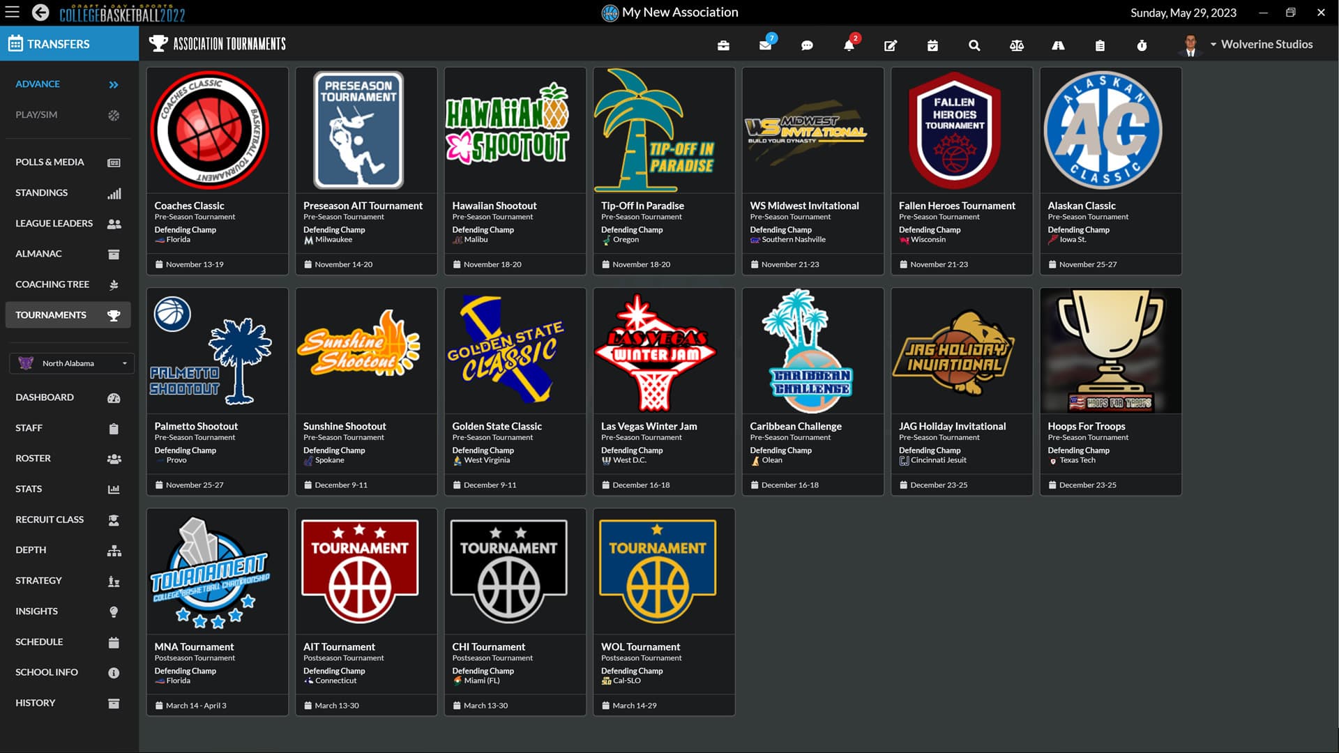 Draft Day Sports: College Basketball 2022 Steam Account - 7