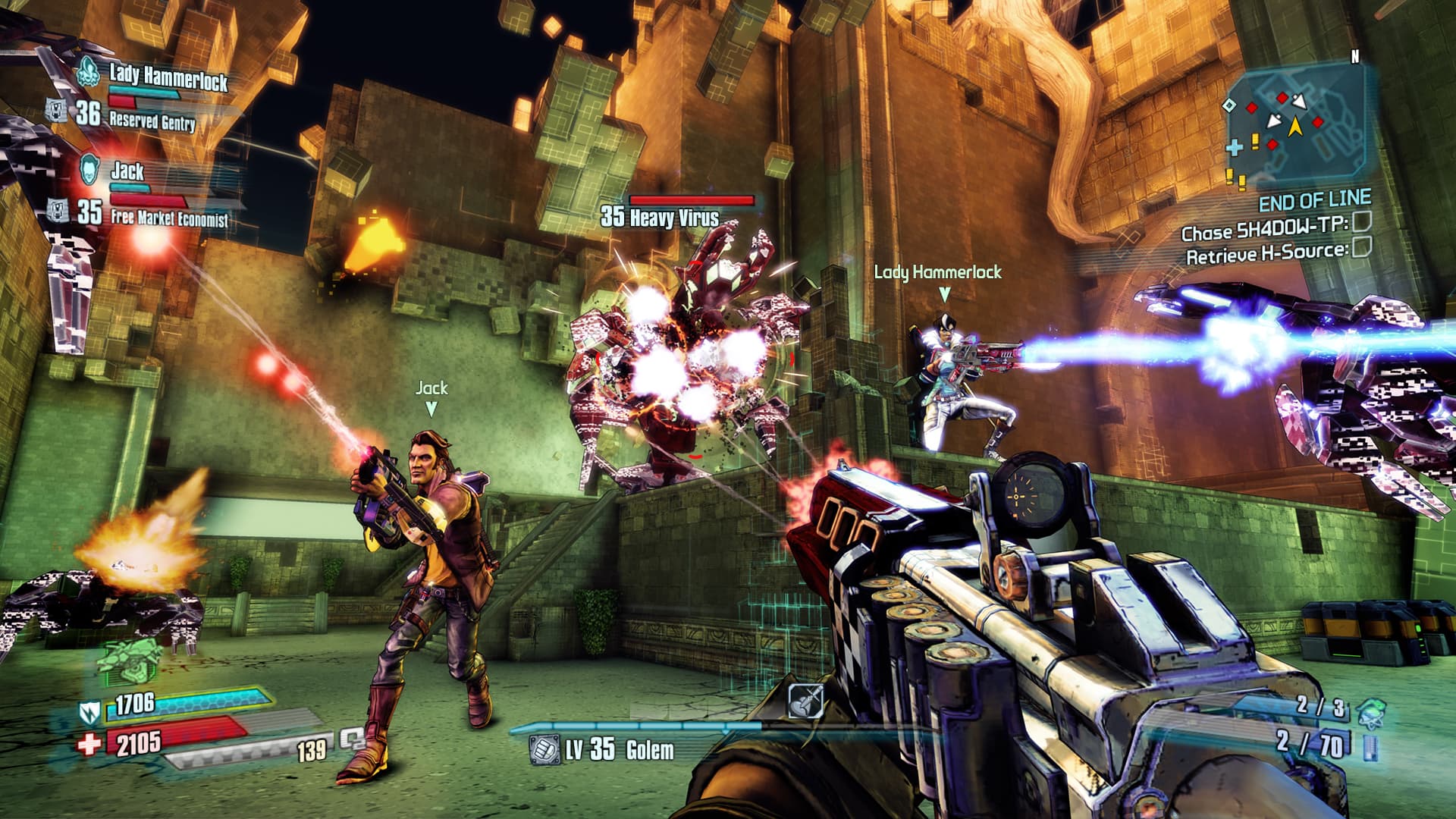 Borderlands: The Pre-Sequel - Claptastic Voyage and Ultimate Vault Hunter Upgrade Pack 2 DLC PC Steam CD Key - 2
