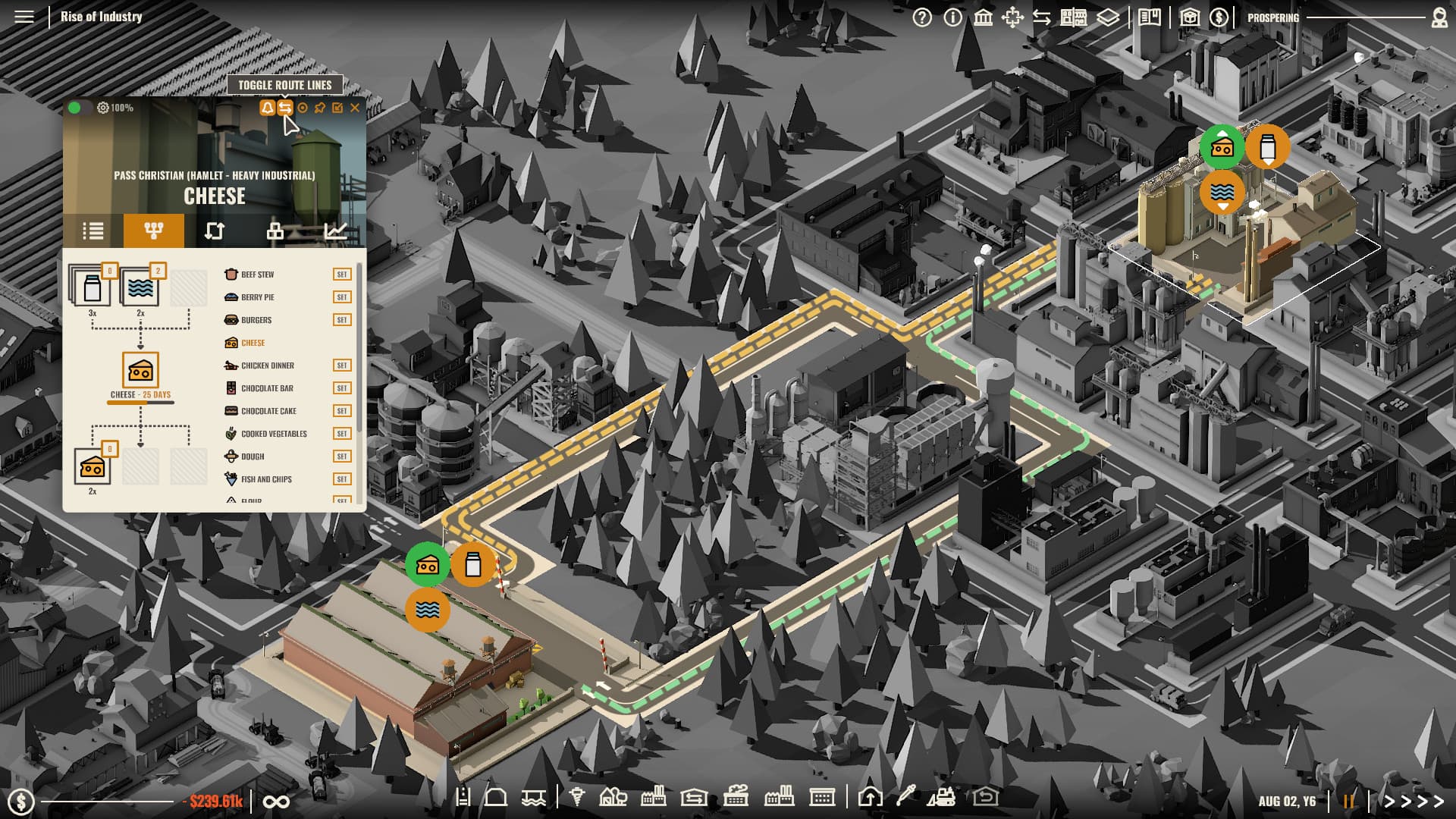 Rise of Industry PC Steam Account - 2