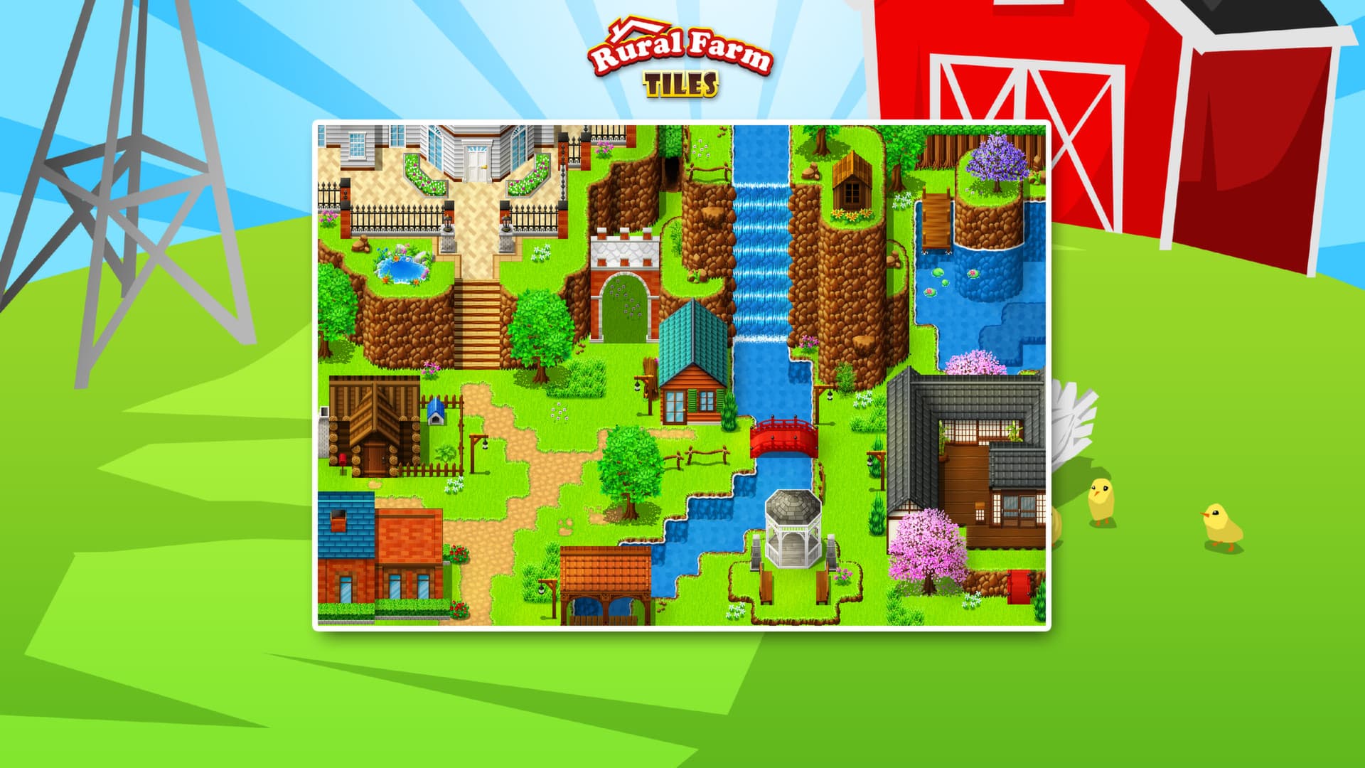 RPG Maker: Rural Farm Tiles Resource Pack Steam CD Key - 8