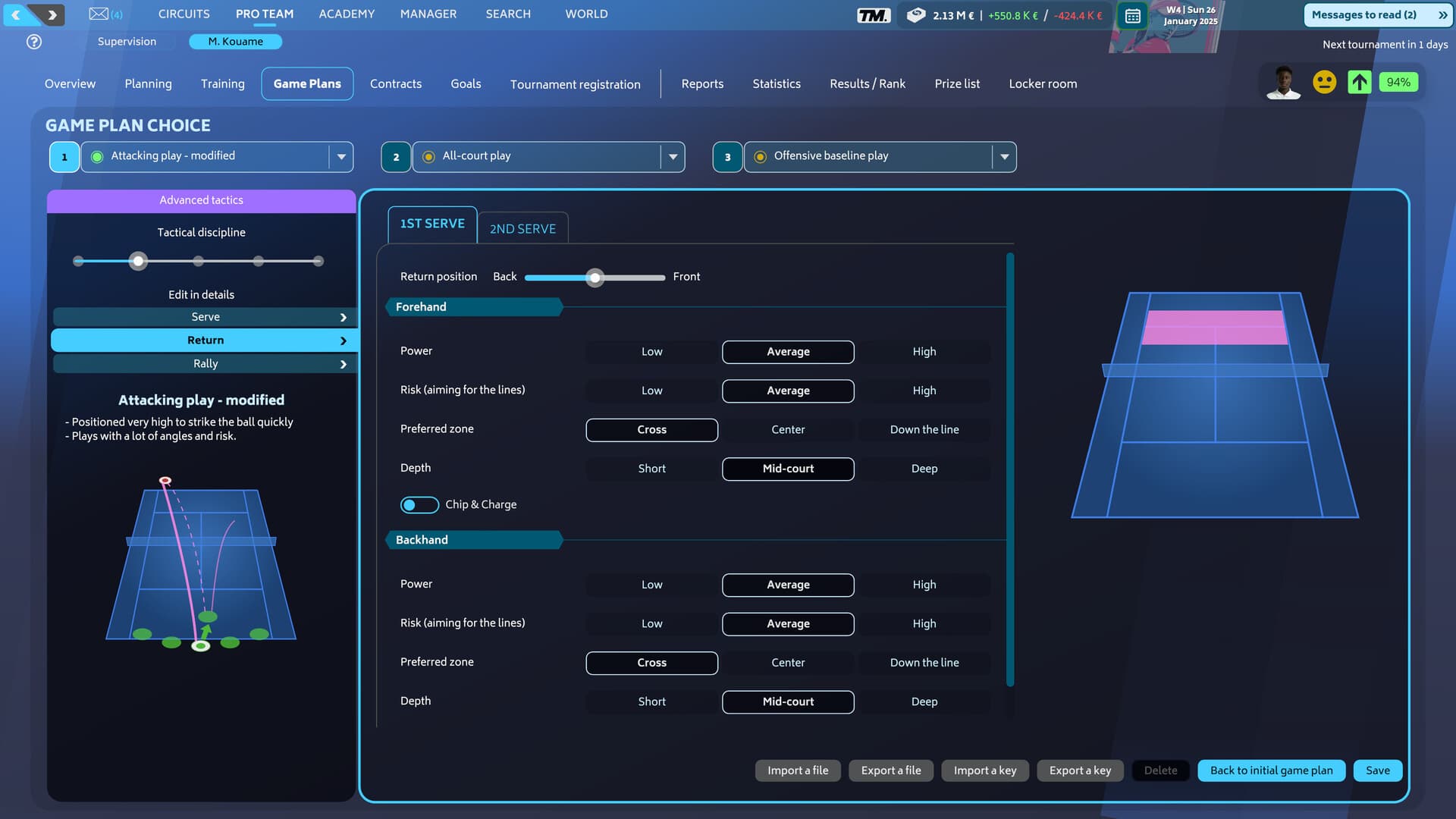 Tennis Manager 25 PC Steam Account - 6