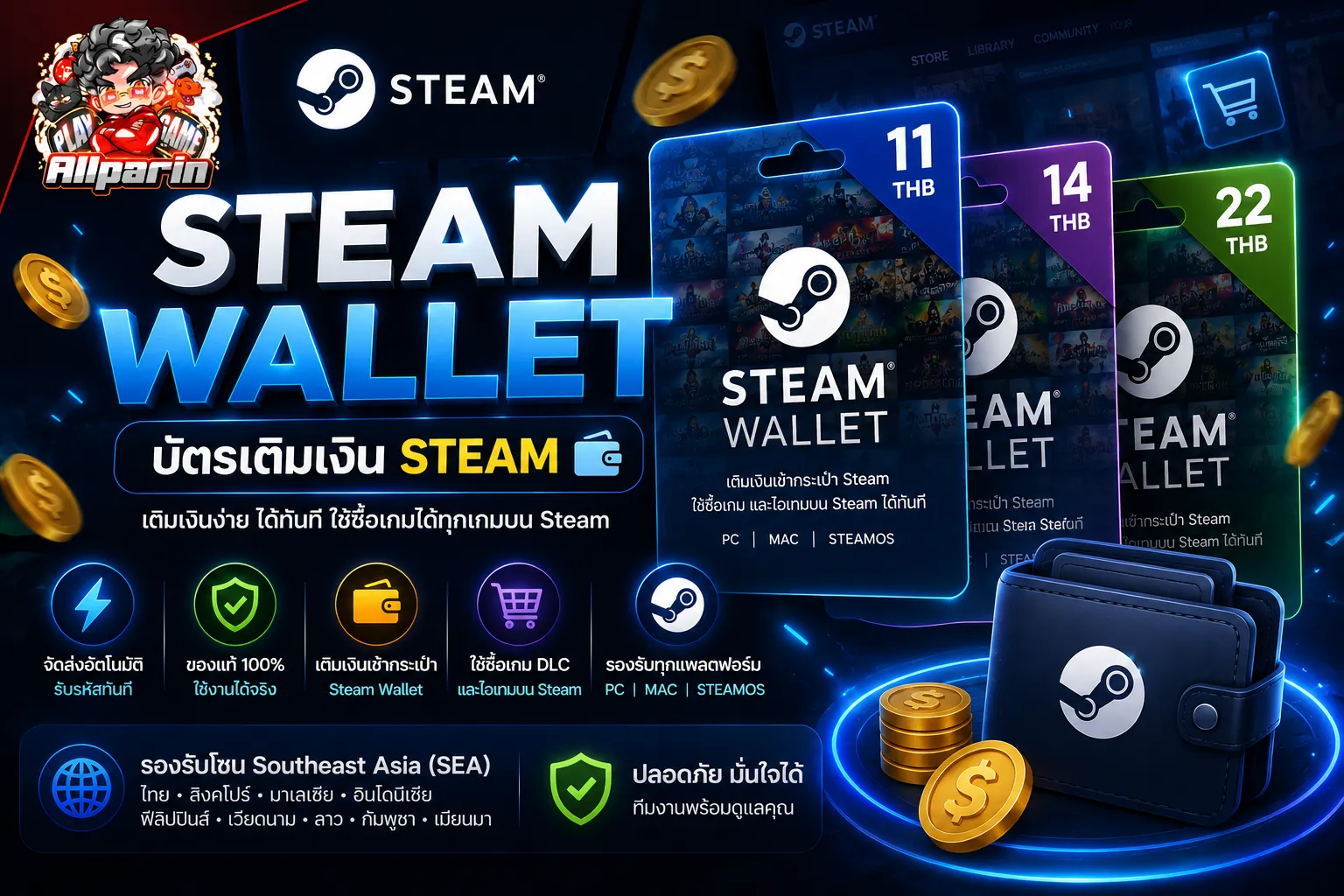 Steam Wallet